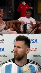 "¿Qué mirás bobo?": Cristiano Ronaldo imita a Messi y 'manosea' a Georgina en público