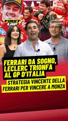 Formula 1, GP Monza: Leclerc vince in Italia, Sainz 4°