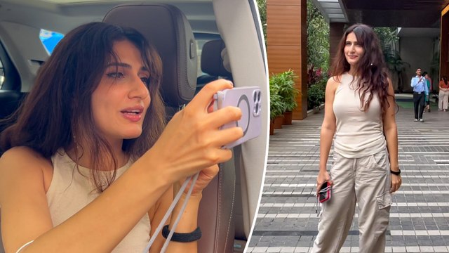 Dangal Actress Fatima Sana Shaikh Gets Papped By The Media At Mumbai's Andheri