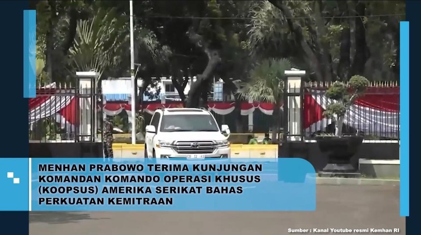 Menhan Prabowo Terima Kunjungan Komandan Komando Operasi Khusus (Koopsus) AS Bahas Perkuatan Kemitraan