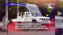 Maung MV3 Pope Mobile Buatan Pindad, untuk Paus Fransiskus Misa Akbar di GBK