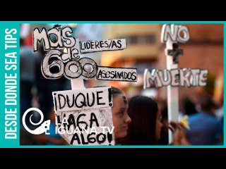 Números de terror en Colombia: 101 líderes sociales asesinados en 2020 y 39 en lo que va de 2021