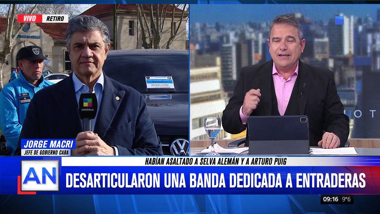 Detención de una banda criminal en Argentina: habla Jorge Macri sobre distintos temas de actualidad