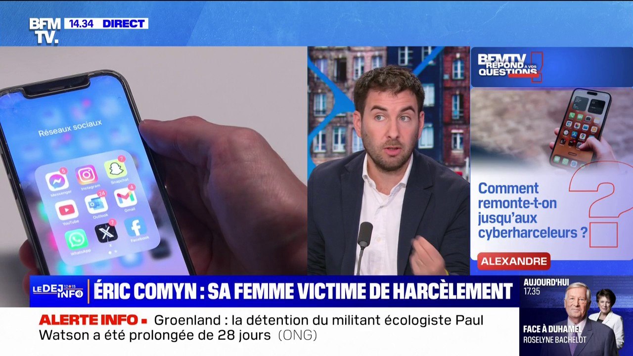 Veuve d'Éric Comyn harcelée: comment remonte-t-on jusqu'aux cyberharceleurs?