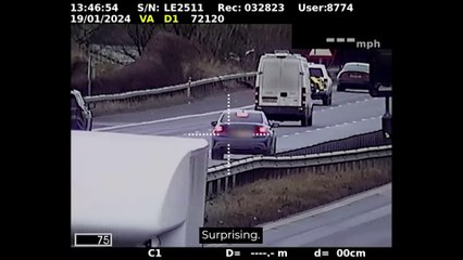 BMW driver speeding at 140MPH says he DIDN'T KNOW how fast he was going