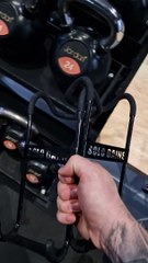 You must get these dumbell Hooks for Shoulder Press #sologains #gym