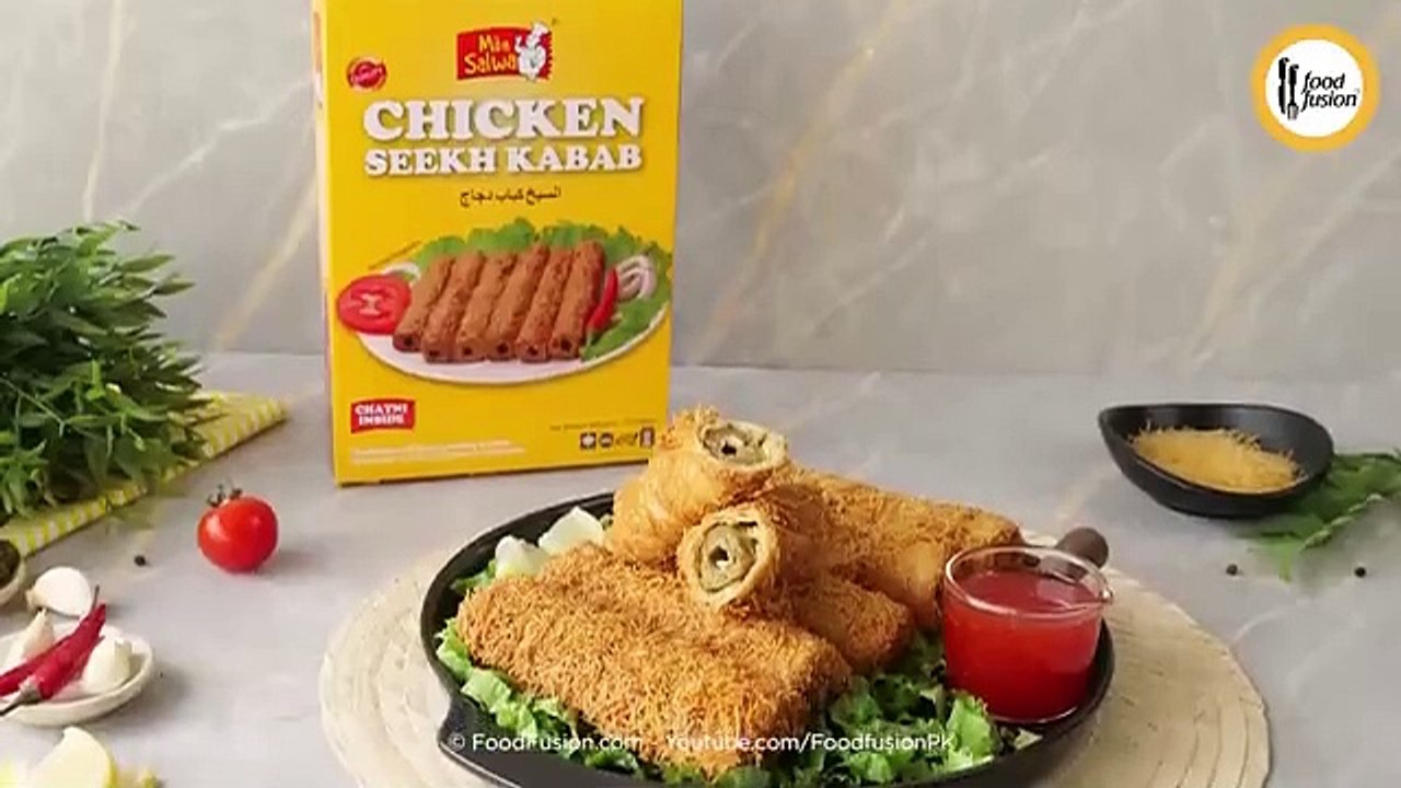 Crispy Seekh Kabab Roll Recipe