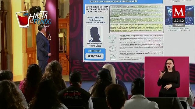 Rodríguez Bucio denuncia amparos contra la reforma judicial | Uno Hasta el Fondo, con Gil Gamés