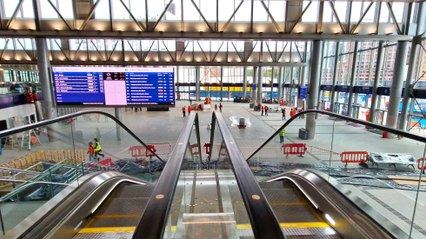 Visit to the nearly-complete Grand Central Station, Belfast, Sept. 4 2024