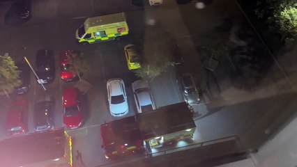 Saxton Apartments fire: Footage captures moment blaze rips through Leeds city centre flat