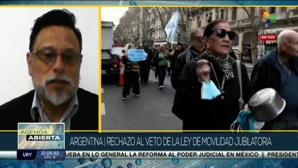 Jubilados argentinos se movilizarán contra Veto a la Ley de Movilidad