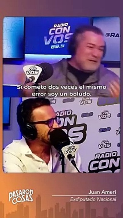 Juan Ameri habló de su renuncia