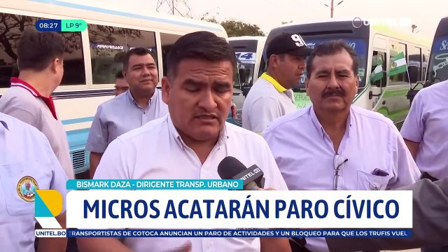 ​Transporte público confirma que acatará paro cívico este viernes 6 de agosto