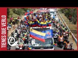 Se prendió la fiesta en calles de Catia para recibir a los atletas olímpicos cuando llegaron a país