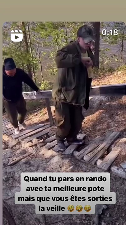 Quand tu pars en rando avec tes meilleurs potes