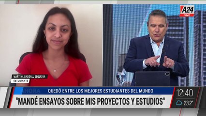  UNA ARGENTINA ES UNA DE LAS MEJORES ESTUDIANTES DEL MUNDO