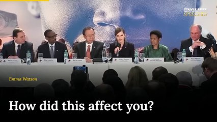 ENGLISH SPEECH _ EMMA WATSON- HeForShe Impact (English Subtitles)