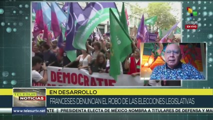 Rodríguez: Macron no obtuvo la mayoría parlamentaria