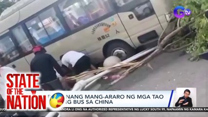 State of the Nation Part 2: Bus Crash sa China; Lates sa bagyong Enteng; Atbp.