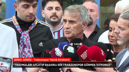 Şenol Güneş’e Trabzon’da coşkulu karşılama