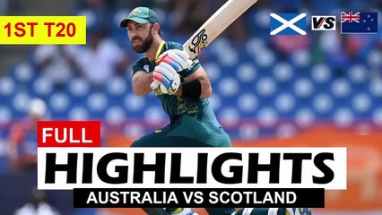 AUSTRALIA VS SCOTLAND FULL HIGHLIGHTS 1ST T20 MATCH 2024 | AUS VS SCOT #cricket #match #cricketmatch #ausvsscot #australlia #scotland #t20 #travishead #maxwell #icc #internationalcricket