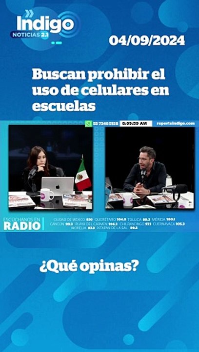 Buscan prohibir el uso de celulares en escuelas de Estados Unidos I Reporte Indigo