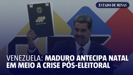 Venezuela: Maduro antecipa natal em meio a crise pós-eleitoral