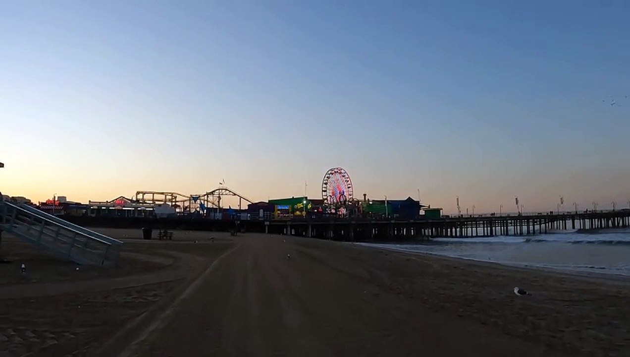 Sunrise, Santa Monica Los Angeles California - Attractions