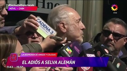 Gustavo Yankelevich habló de su distanciamiento de Arturo Puig en el velatorio de Selva Alemán