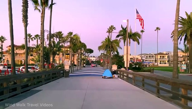 Sunset at Balboa Village Pier in Newport Beach, Orange County, California Usa - Tour - Attractions
