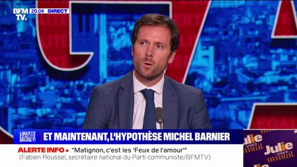 Matignon: "Michel Barnier fait partie de ceux qui pourraient émerger au sein du bloc central et faire preuve de stabilité", pour Mathieu Lefèvre (Ensemble)