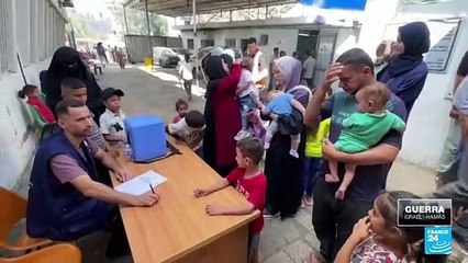 Termina jornada de vacunación con la polio en Gaza; palestinos temen la reanudación de los ataques