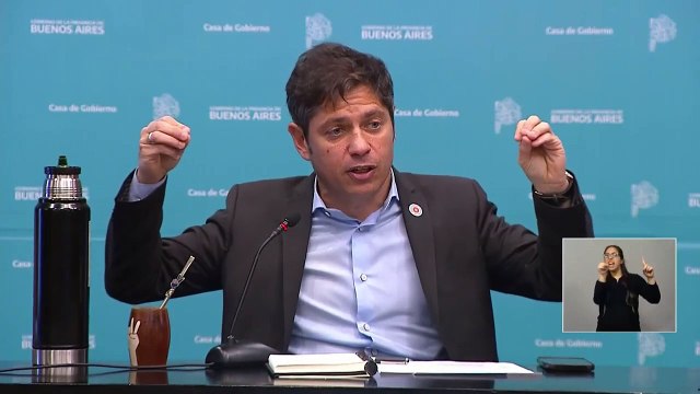 Kicillof denunció que el recorte a los subsidios en el transporte es parte del Pacto de la Milanesa