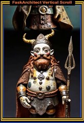 AI Creates a Vertical Scroll Video of Steampunk Vikings