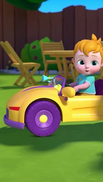 Baby on the car goes bye bye bye nursery