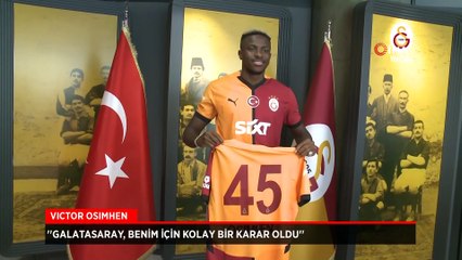 Victor Osimhen: Galatasaray'a Transfer Kararım Çok Kolaydı ⚽