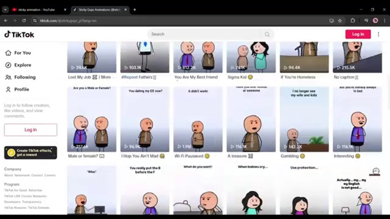 How to make 2d animated viral sticky reels | 2d animated cartoon shorts making and earn $2000 per month