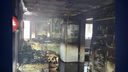 불 나자 손자가 안고 뛰어내린 할머니 끝내 숨져 / YTN