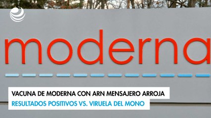 Vacuna de Moderna con ARN mensajero arroja resultados positivos vs. viruela del mono