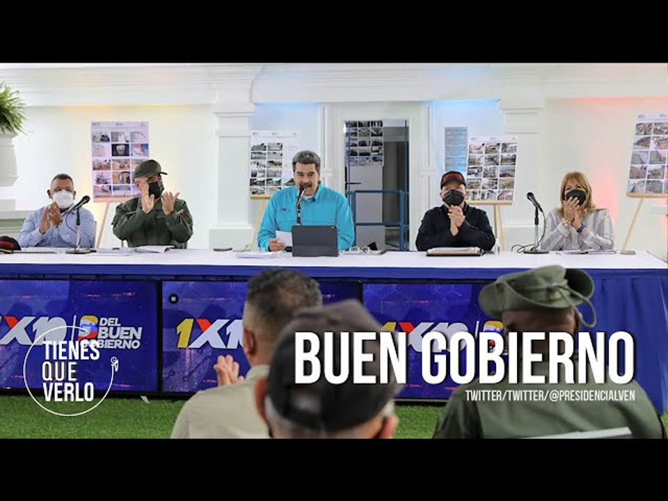 “Ahora con el 1x10 del buen gobierno, cayendo y corriendo junto al pueblo”: Presidente Maduro