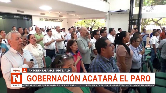 gobernación acatará el paro cívico “Es un grito de dignidad y justicia”