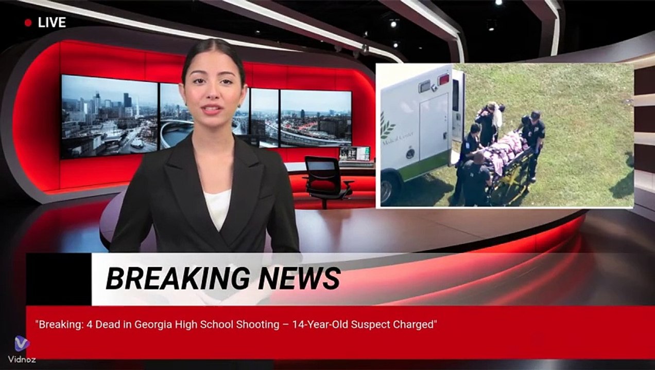 Breaking 4 Dead in Georgia High School Shooting – 14-Year-Old Suspect Charged