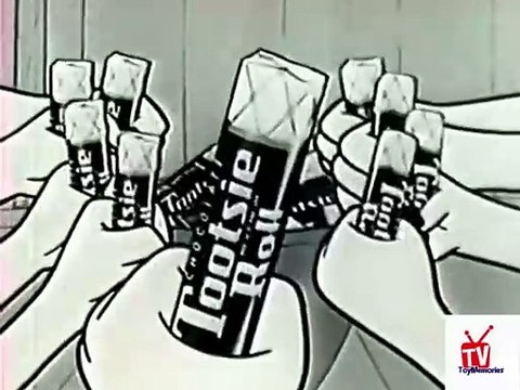1950s Tootsie Roll animated square dance TV commercial
