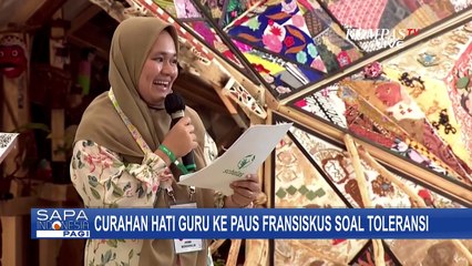 Mengharukan, Guru Asal Sulawesi Tenggara Ungkap Curahan Hati tentang Toleransi ke Paus Fransiskus
