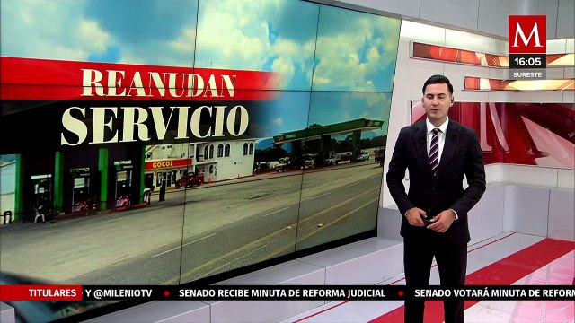 Gasolineras en Chiapas reanudan servicio tras amenazas del crimen organizado