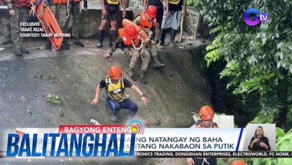 Bangkay ng babaeng natangay ng baha nitong Lunes, nakitang nakabaon sa putik | Balitanghali
