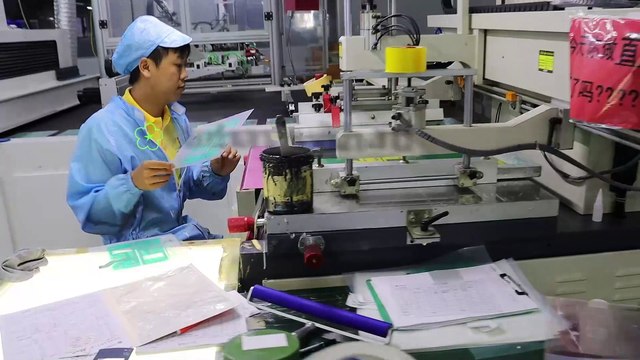 Membrane switch and touch display~Silk screen printing (Part 3)#Membrane Switch #Membrane Keypad