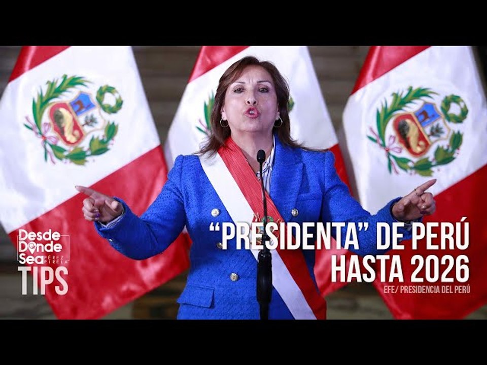 Habla como Almagro, pretende ser presidenta hasta el 2026 y nadie la eligió: Dina Boluarte en Perú