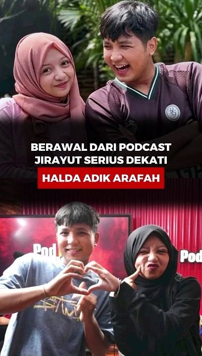 Berawal dari Podcast, Jirayut Serius Dekati Halda Adik Arafah