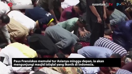 Imam Besar masjid ikonik Indonesia menyambut antusias kunjungan Paus Fransiskus